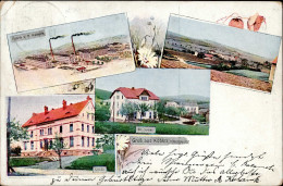 Cunewalde (o-8704) Weigsdorf-Köblitz Fabrik C. Kalauch Schule Neubauten 1910 I-II (Stauchungen) - Sonstige & Ohne Zuordnung
