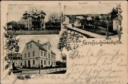 Großschweidnitz (o-8701) Gasthaus Zum Höllengrund Postamt 1907 I-II - Autres & Non Classés