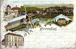 Herrnhut (o-8709) Schwestern-Haus Kirchensaal Mädchenanstalt 1903 I-II - Autres & Non Classés
