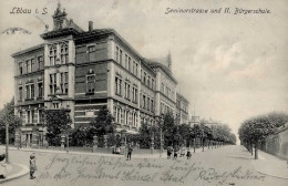 Löbau (o-8700) Seminarstrasse II. Bürgerschule 1909 I- - Altri & Non Classificati