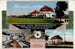 Adelsberg Niederhermersdorf (o-9000) Schützenhaus 1918 II (Stauchung) - Altri & Non Classificati