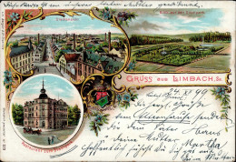 Limbach-Oberfrohna (o-9102) Gasthaus Zum Stadtpark 1899 I-II - Altri & Non Classificati