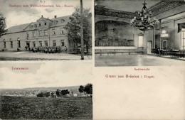Brünlos (o-9151) Gasthaus Zum Waldschlösschen Inh. Bonitz 1912 I-II (Stauchung) - Altri & Non Classificati