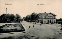 Hainichen (o-9260) Bahnhof 1915 I - Altri & Non Classificati