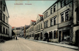Lichtenstein Callnberg (o-9275) Schulgasse Wasch-und Gardinenspannerei 1912 I-II - Otros & Sin Clasificación