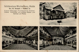 Wechselburg (o-9295) Winter-Karte Schützenhaus I - Andere & Zonder Classificatie