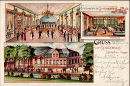 Schlettau (o-9316) Schützenhaus 1909 I-II - Andere & Zonder Classificatie
