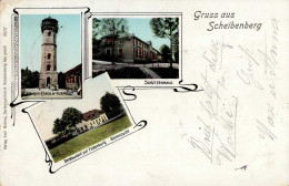 Scheibenberg (o-9315) Gasthaus Zur Finkenburg Schützenhaus 1902 II (Stauchung) - Otros & Sin Clasificación