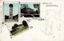 Scheibenberg (o-9315) Gasthaus Zur Finkenburg Schützenhaus 1902 II (Stauchung) - Autres & Non Classés