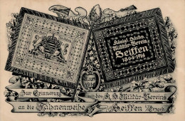 Seiffen (o-9335) Erinnerung An Die Fahnenweihe Des K. S. Militär-Vereins 1914 I-II - Altri & Non Classificati