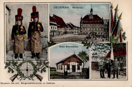 Oederan (o-9388) Schützenhaus Tracht 1910 I-II - Altri & Non Classificati