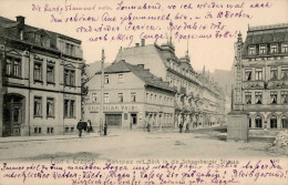 Aue (o-9400) Marktplatz Schneeberger Strasse Apotheke 1906 I- - Sonstige & Ohne Zuordnung
