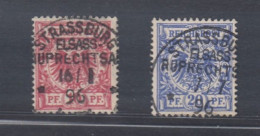 2 TIMBRES OBLITERES "STRASSBURG RUPRECHTSAU". - Gebraucht