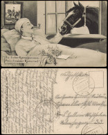 Feldpostkarte 1. WK (Pferd Lieber Kampfgenosse) 1917   Feldpoststempel - Oorlog 1914-18