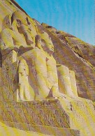 AK 214897 EGYPT - Abu Simbel - The Statues Of Ramses In Front Of The Great Temple - Tempels Van Aboe Simbel