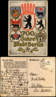 Ansichtskarte Berlin Heraldik Festkarte 700 Jahre 1937 - Autres & Non Classés