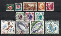 MONACO Ca.1933-64:  Lot De Neufs** Et Obl. - Usati