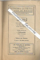 XW // Vintage French Old Program Cinema Year1921 // Programme Royal WAGRAM Trésor De Cœur // Gigolette - Programme