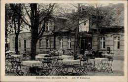 Bärenwalde (o-9504) Gasthaus Schützenhaus I-II (fleckig) - Autres & Non Classés