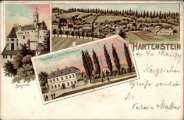 Hartenstein (o-9509) Gasthaus Zum Schützenhof 1899 II (Stauchung) - Altri & Non Classificati