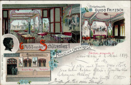 Zwickau (o-9500) Gasthaus Zum Schützenliesl Wilehlmstrasse 1899 II (kleine Stauchung) - Other & Unclassified