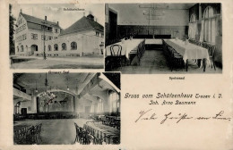 Treuen (o-9708) Schützenhaus 1912 II (Nagerspuren) - Sonstige & Ohne Zuordnung