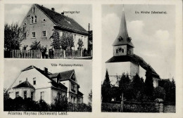 Alzenau Post Ev. Kirche Villa Mackensy Halden I-II - Polen
