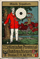Breslau 22. Schlesisches Provinzial-Bundesschießen 12. Bis 19. Juli 1908 I- - Polen