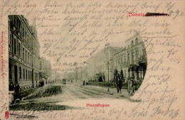 Danzig Hauptstrasse 1902 I-II (fleckig, Randmangel) - Poland