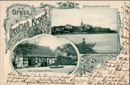 Deutsch Krone Schlossseepromenade Altes Schützenhaus 1902 I-II - Pologne