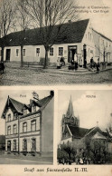 Fürstenfelde Post Kolonialwaren Eisenwaren Handlung Carl Engel Kirche I-II (Marke Entfernt, Ecke Gestaucht) Ange - Polen