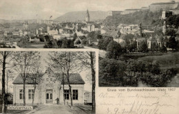 Glatz Bundesschiessen 1907 Schützenhaus I- - Pologne