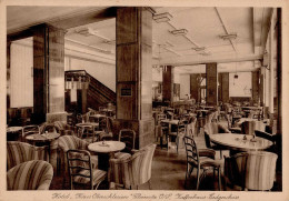 Gleiwitz Hotel Haus Oberschlesien Innenansicht Kaffeehaus I-II (Ecken Abgestossen) - Polen