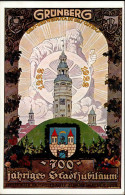 GRÜNBERG,Schlesien - 700 Jähriges STADTJUBILÄUM 1922 Festpostkarte Mit S-o I - Poland