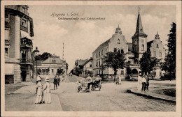 Haynau Schützenstrasse Schützenhaus Auto 1916 I - Poland