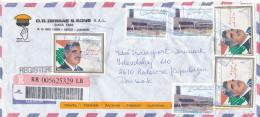 Lebanon Registered Air Mail Cover Sent To Denmark 23-8-2007 - Libanon