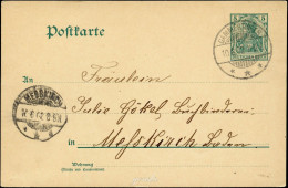 POSTKARTE 1902 "Timbre 5 Pfenning Deutches Reich" - Cartoline