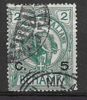 SOMALIA ITALIANA - 1906 - ELEFANTE - 5C/2C - USATO (YVERT 11 - MICHEL 11- SS 11) - Somalia