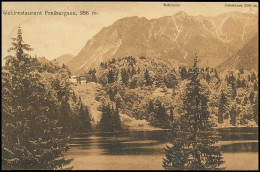 Freibergsee Mit Waldrestaurant Bei Oberstdorf Gl1915 #138.079 - Other & Unclassified