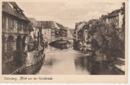 Nürnberg Blick Von Der Karlsbrücke Gl1939 #216.751 - Other & Unclassified