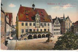 Heilbronn A.N. Marktplatz Rathaus Und Robert Mayer-Denkmal Feldpgl1914 #C8860 - Otros & Sin Clasificación