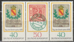 BRD 1978 MiNr.980 - 981Zdr.Zd4 ** Postfrisch Tag Der Briefmarke ( 6680 )günstige Versandkosten - Ungebraucht