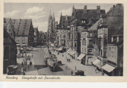 Nürnberg Königstraße Mit Lorenzkirche Bahnpgl1939 #217.087 - Sonstige & Ohne Zuordnung