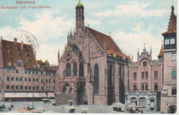 Nürnberg Marktplatz Mit Frauenkirche Gl1908 #217.097 - Sonstige & Ohne Zuordnung