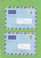 2 LETTRES DE MARRAKECH POUR L'ALLEMAGNE,2011. - Morocco (1956-...)