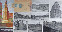 Hindenburg O.S. Kl. Lot Mit Stadtkarte, Ganzsache Von 1920 Und 7 AK Ungelaufen II - Poland