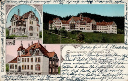 Hohenwiese (Polen) Arzt-Haus Beamten-Haus 1903 I-II (Ecken Abgestossen) - Poland