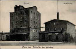 Janowitz Kornsilo Dampfbäckerei Handlung (Ecken Abgestossen) - Poland