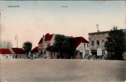 Janowitz Markt 1916 (Ecken Gestaucht, Fleckig) - Poland