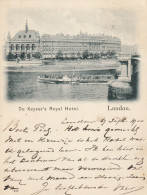 4932 15 De Keyser's Royal Hotel (Postmark 1901) (see X) (11,5 X 8,5 Cm.)  - Otros & Sin Clasificación